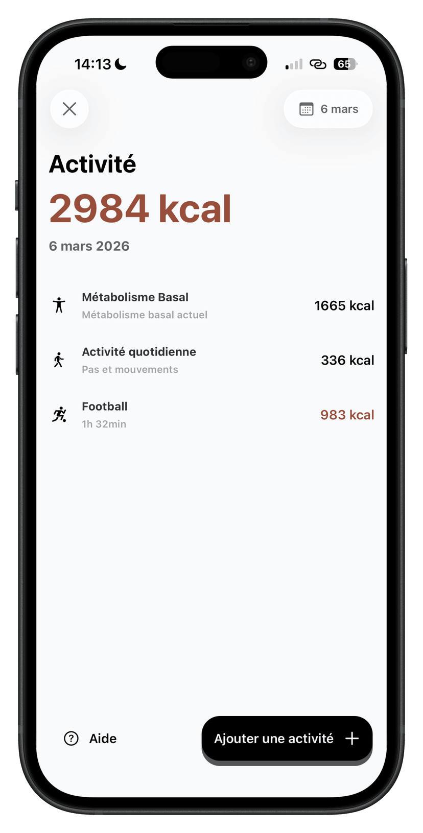 Seguimiento de actividad