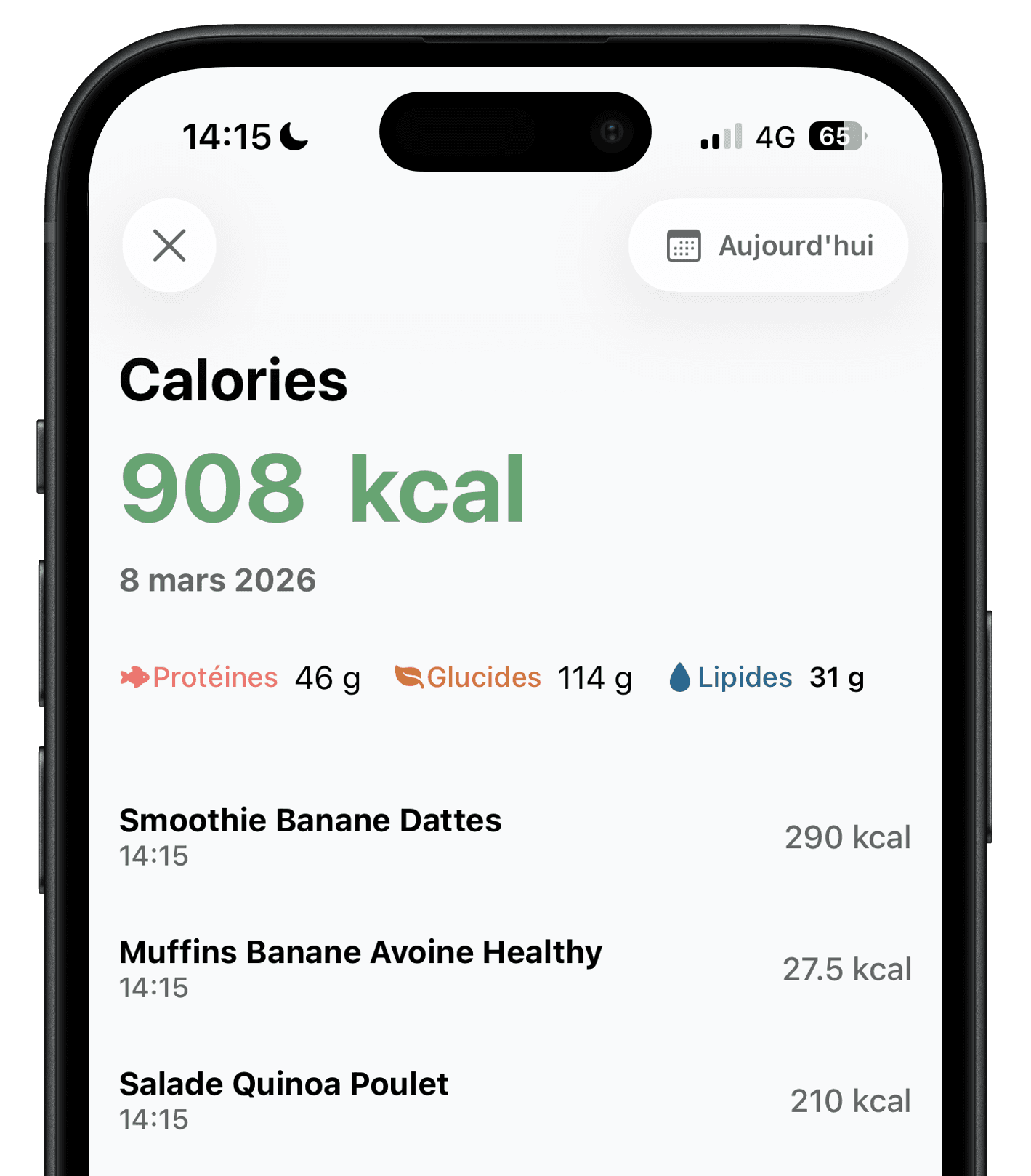 Ember-App zum Kalorientracking